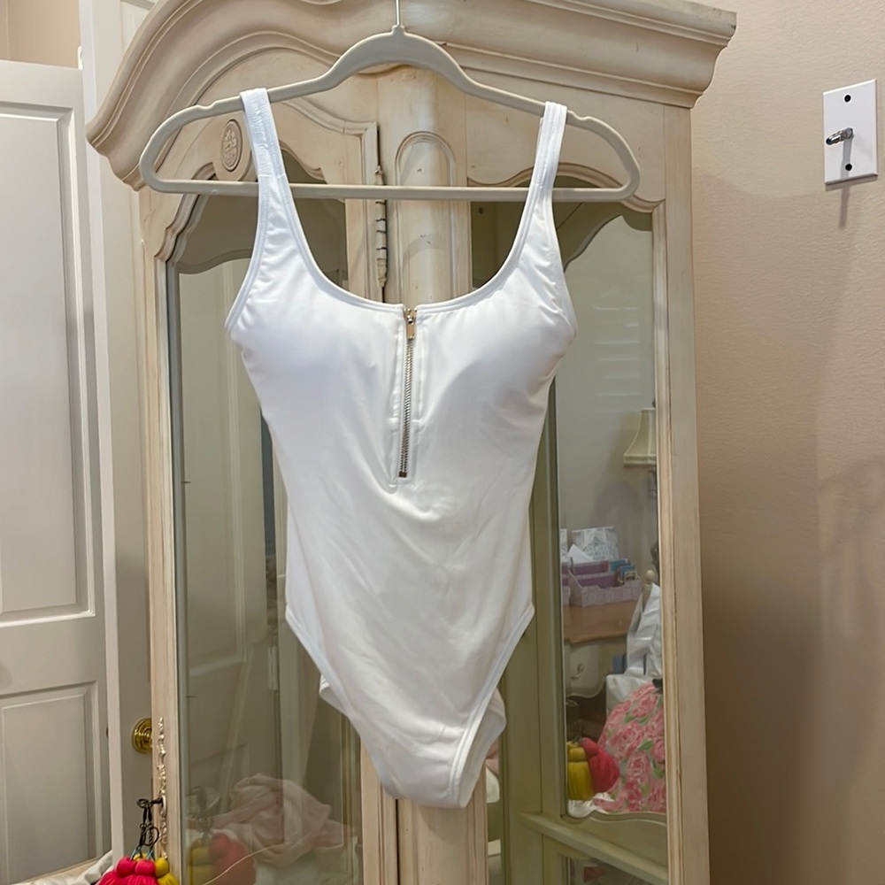 MICHAEL Michael Kors White Swimsuit